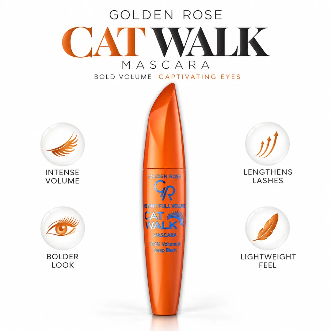 GOLDEN ROSE MASCARA CAT WALK