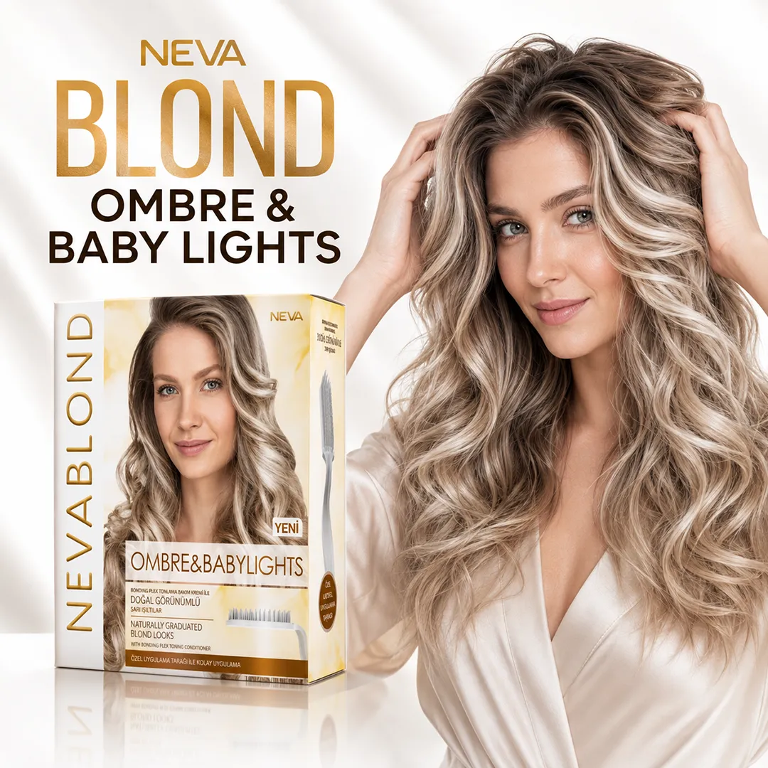 NEVA HAIR COLOR BLOND OMBRE & BABY LIGHTS