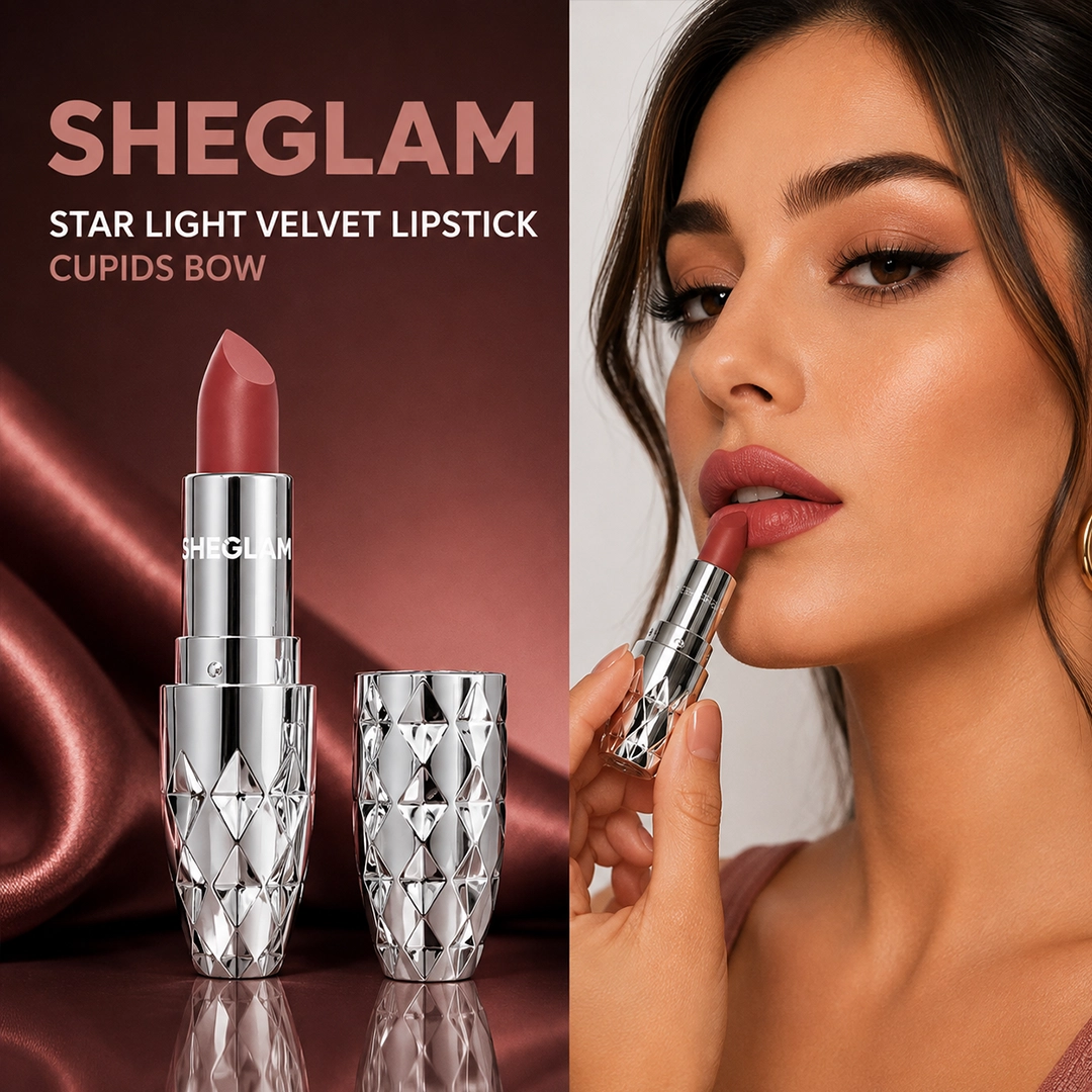 SHEGLAM STAR LIGHT VELVET LIPSTICK CUPIDS BOW
