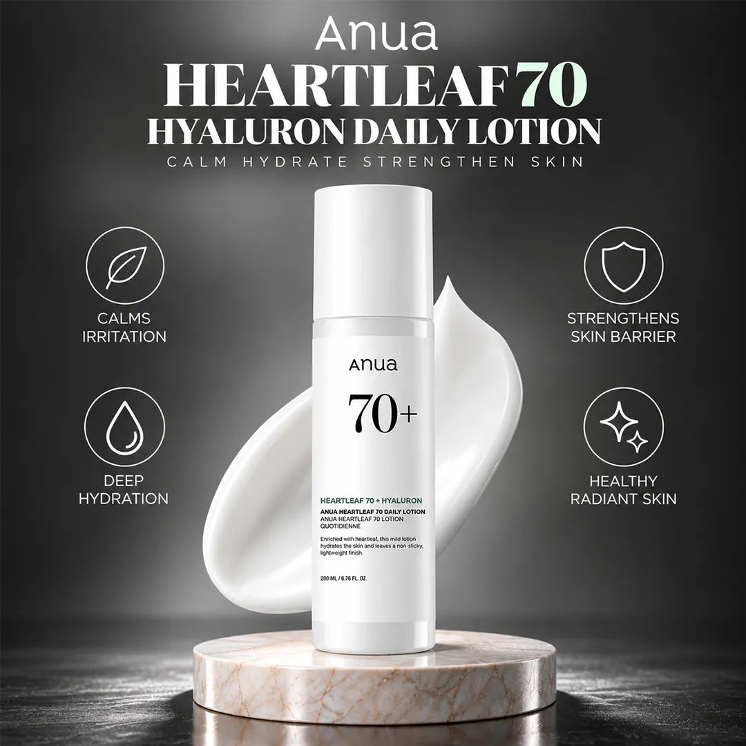 ANUA HEARTLEAF 70 HYALURON DAILY LOTION 200ML