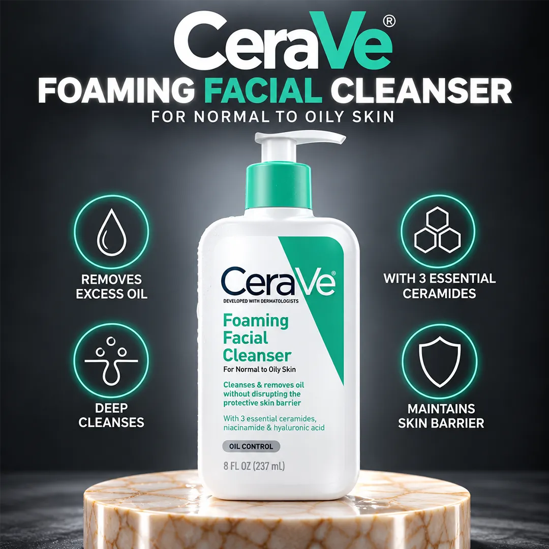 CERAVE FOAMING FACIAL CLEANSER 237ML