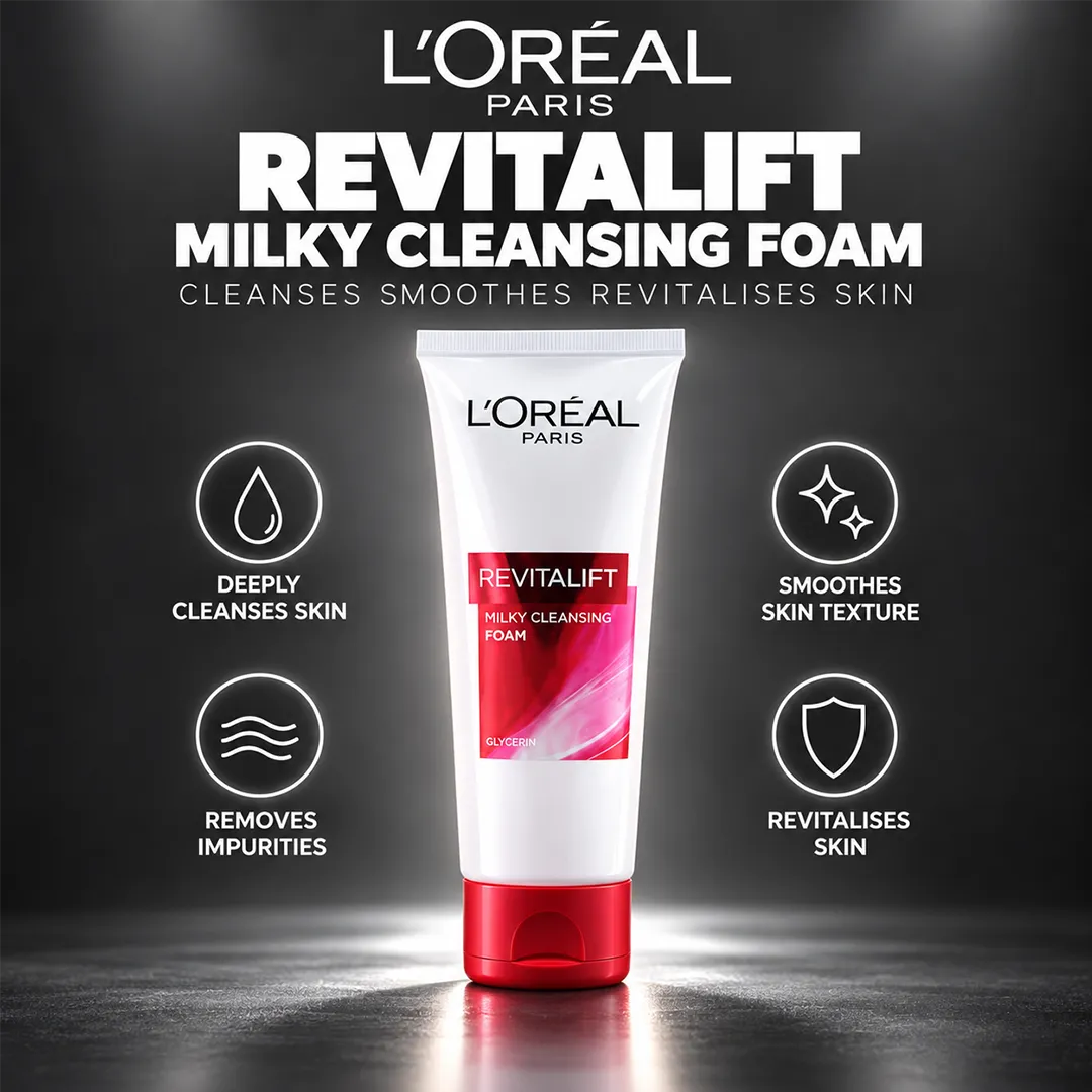 LOREAL REVITALIFT MILKY CLEANSING FOAM 100ML
