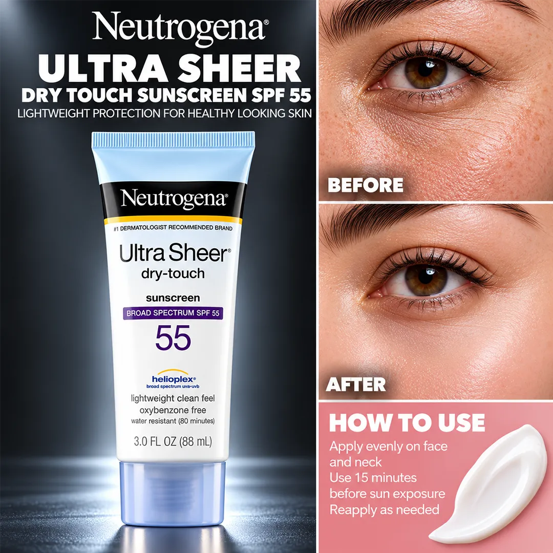 NEUTROGENA SUNSCREEN ULTRA SHEER DRY TOUCH SPF55 88ML