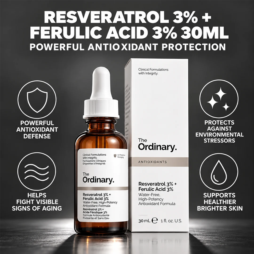 THE ORDINARY RESVERATROL 3% + FERULIC ACID 3% 30ML