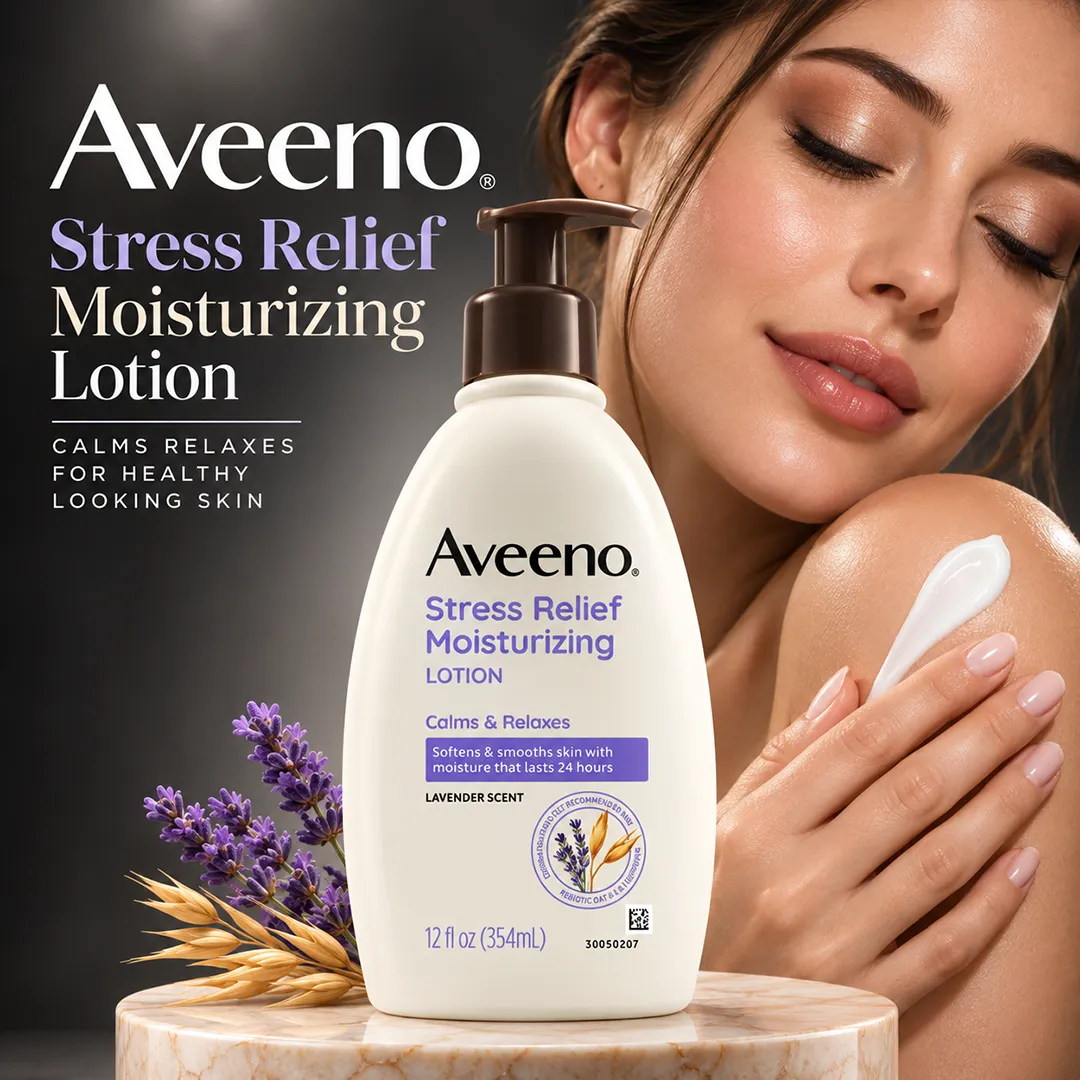 AVEENO BODY LOTION 354ML STRESS RELIEF CALMS  RELAXES