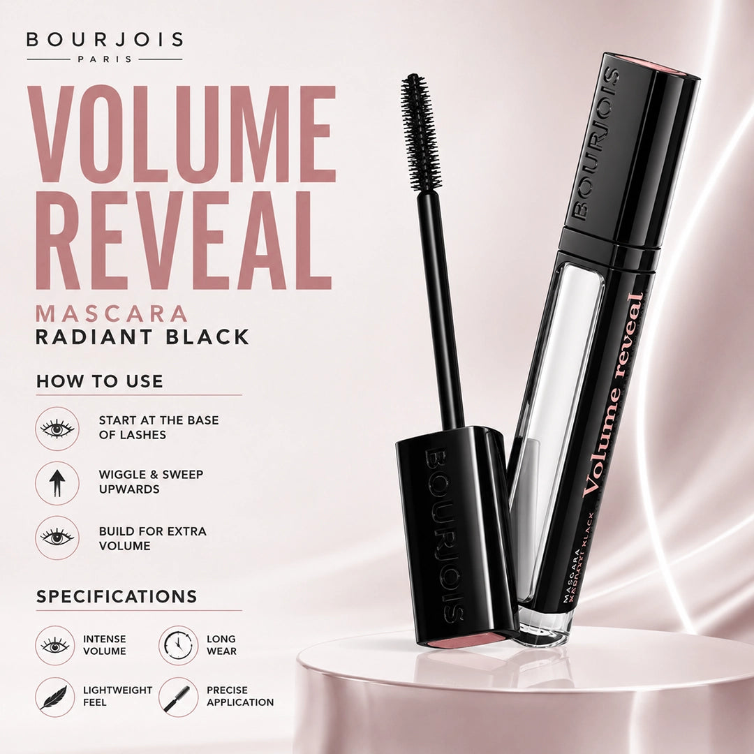 BOURJOIS VOLOME REVEAL MASCARA RADIANT BLACK