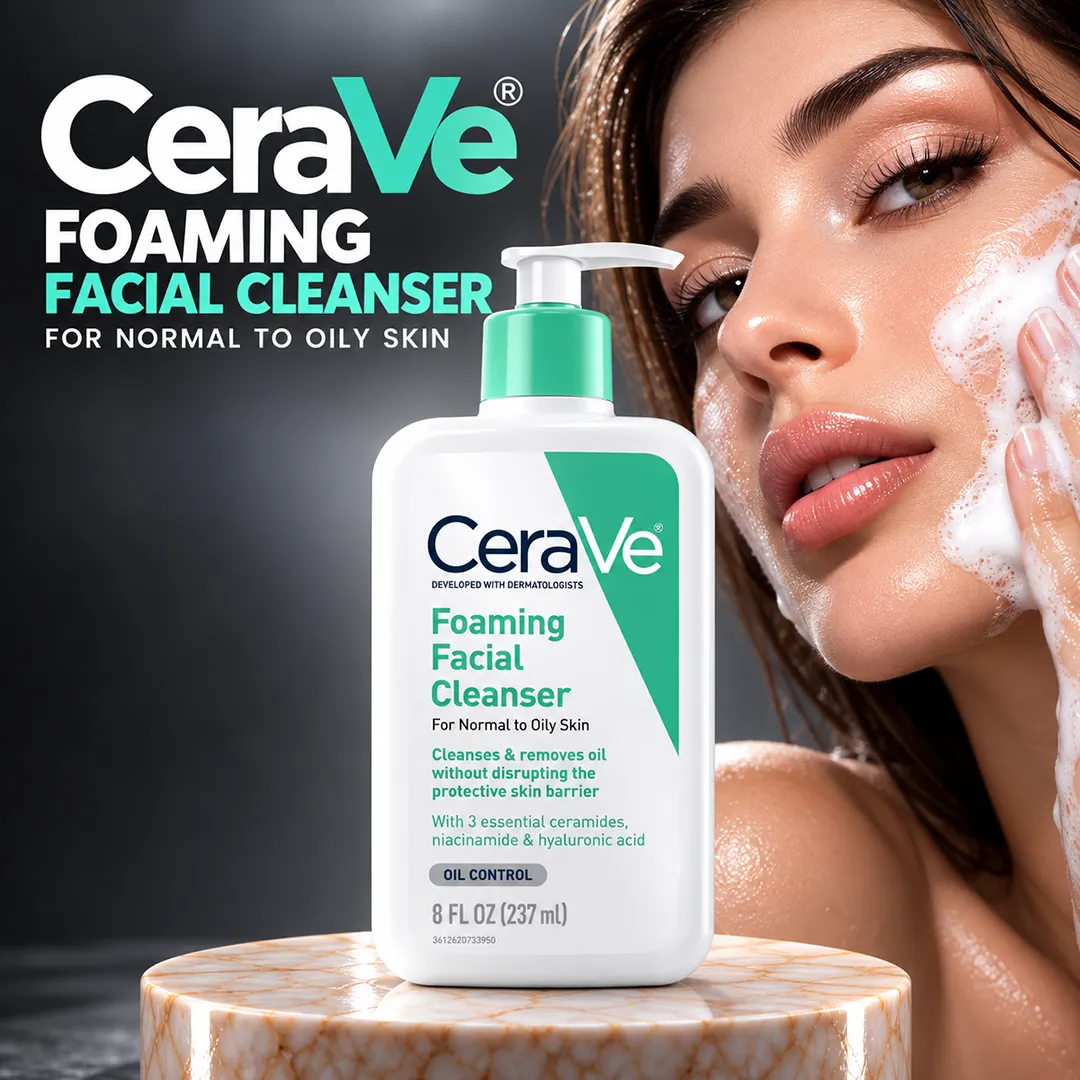 CERAVE FOAMING FACIAL CLEANSER 237ML