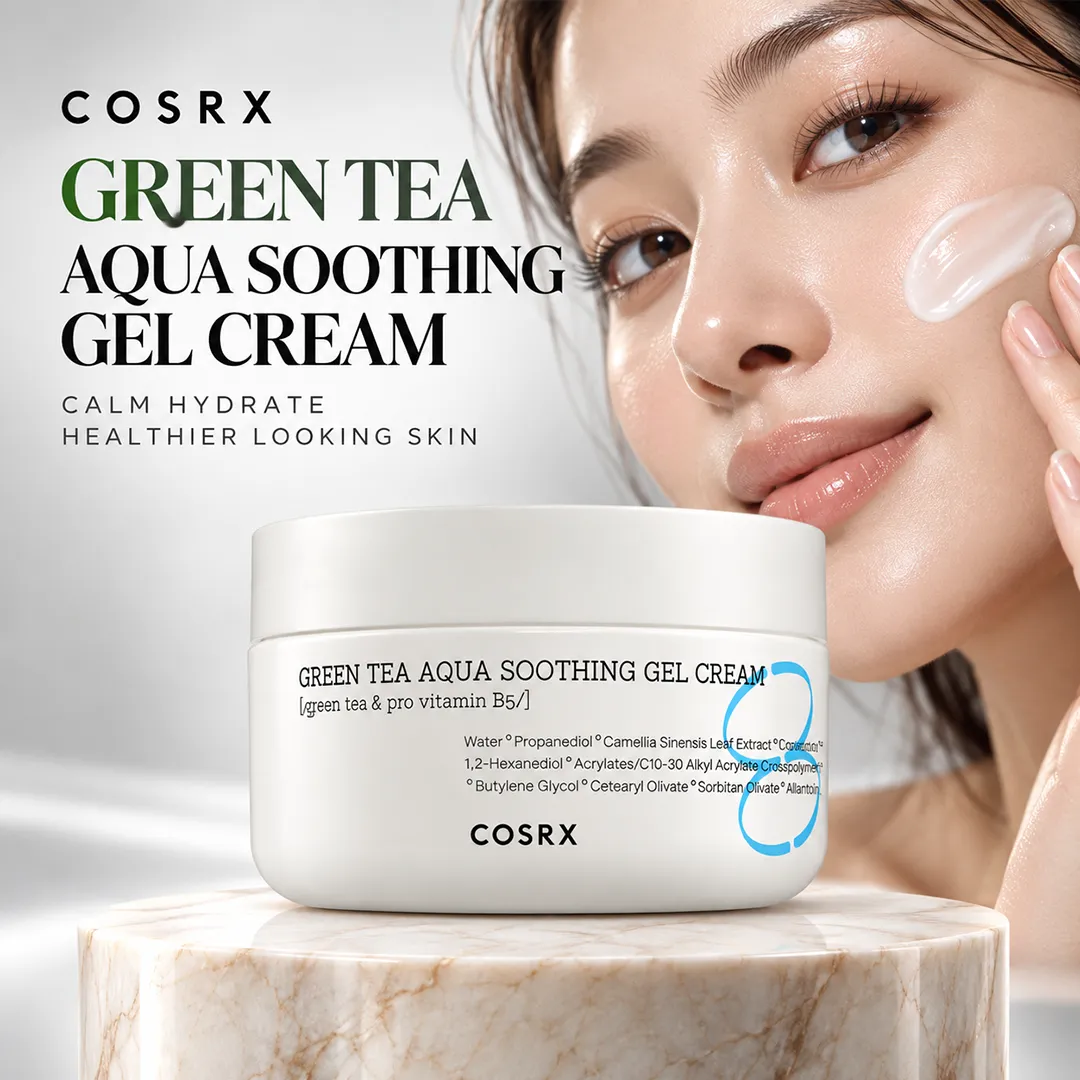COSRX GREEN TEA SOOTHING GEL CREAM 50ML
