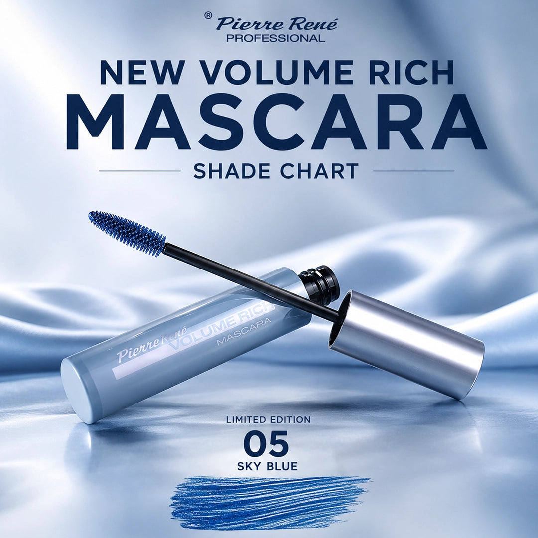 PIERRE RENE NEW VOLUME RICH MASCARA 05 SKY BLUE