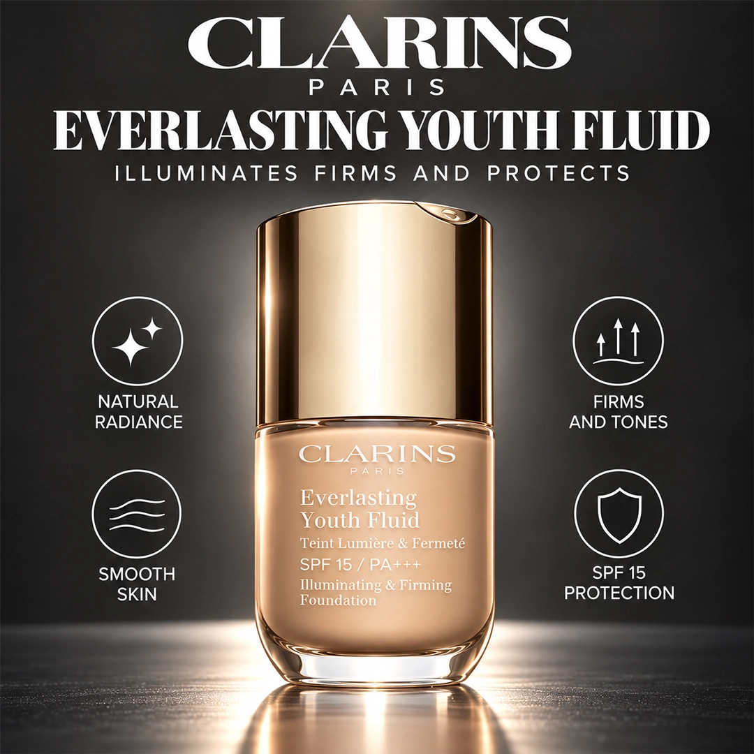 CLARINS FOUNDATION 103 SPF15 30ML EVERLASTING YOUTH FLUID