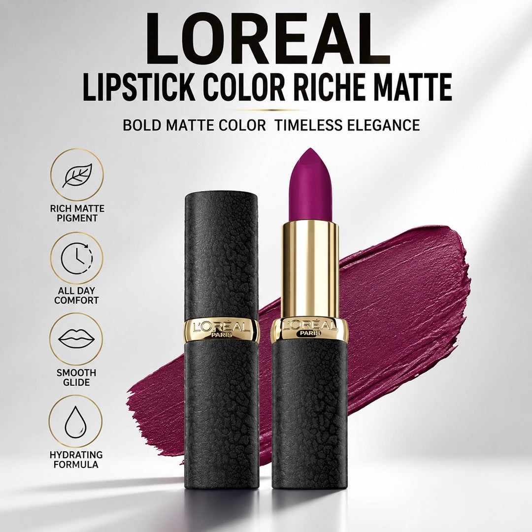 LOREAL LIPSTICK COLOR RICHE MATTE