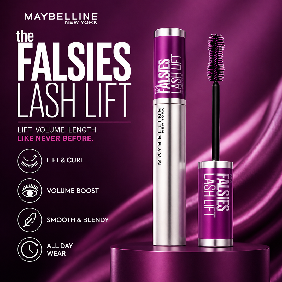 MAYBELLINE MASCARA FALSIES LASH LIFT 01 BLACK
