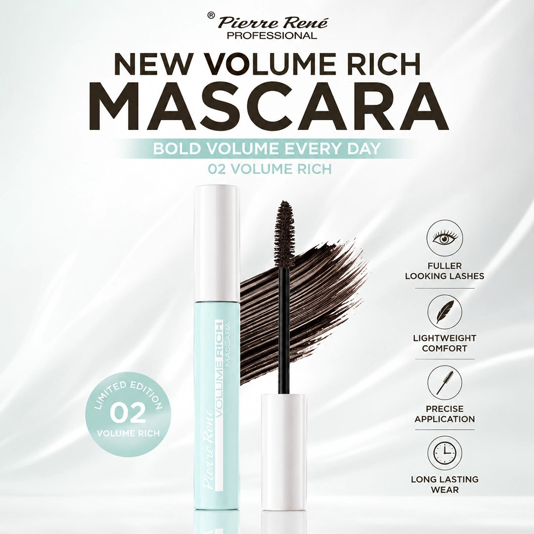 PIERRE RENE NEW VOLUME RICH MASCARA 02 VOLUME RICH