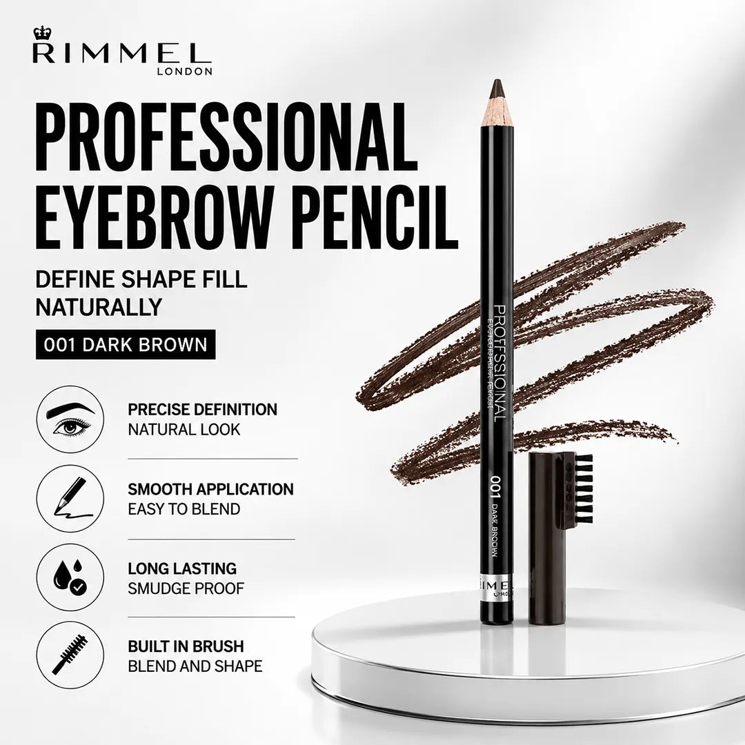 RIMMEL PROFESSIONAL EYEBROW PENCIL 001