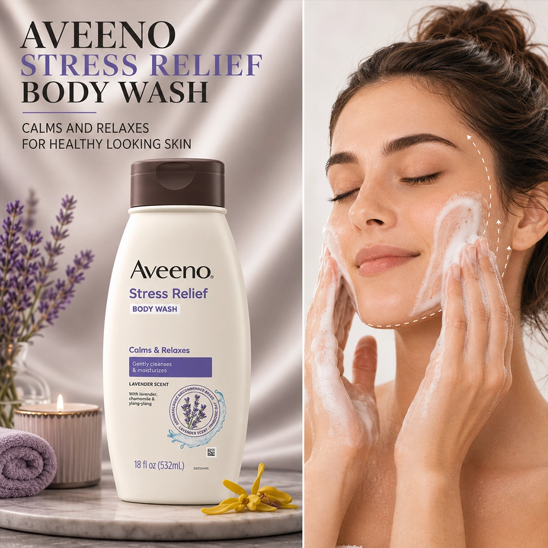AVEENO BODY WASH 532ML CALMS & RELAXES