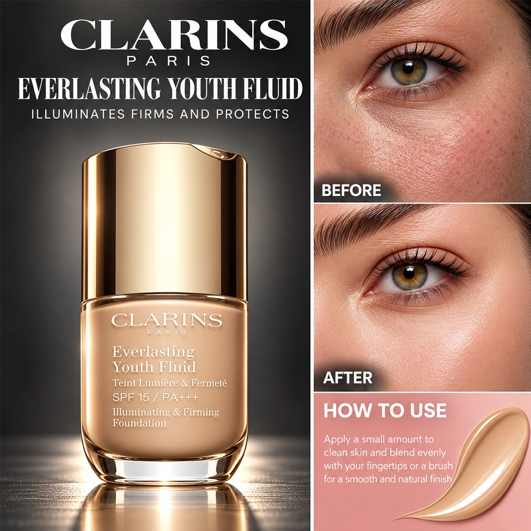 CLARINS FOUNDATION 103 SPF15 30ML EVERLASTING YOUTH FLUID