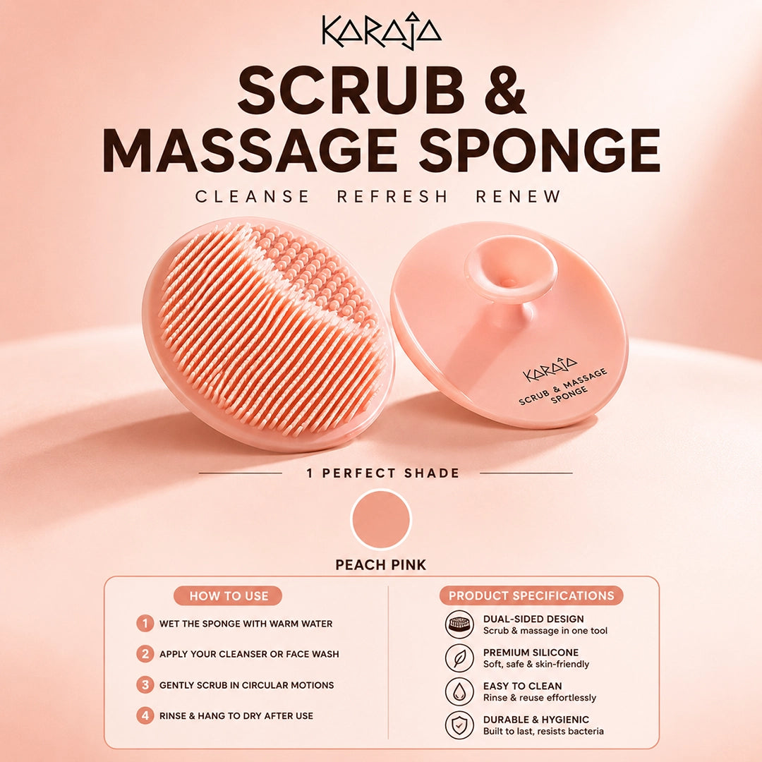 KARAJA SCRUB & MASSAGE SPONGE