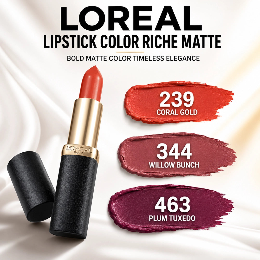 LOREAL LIPSTICK COLOR RICHE MATTE