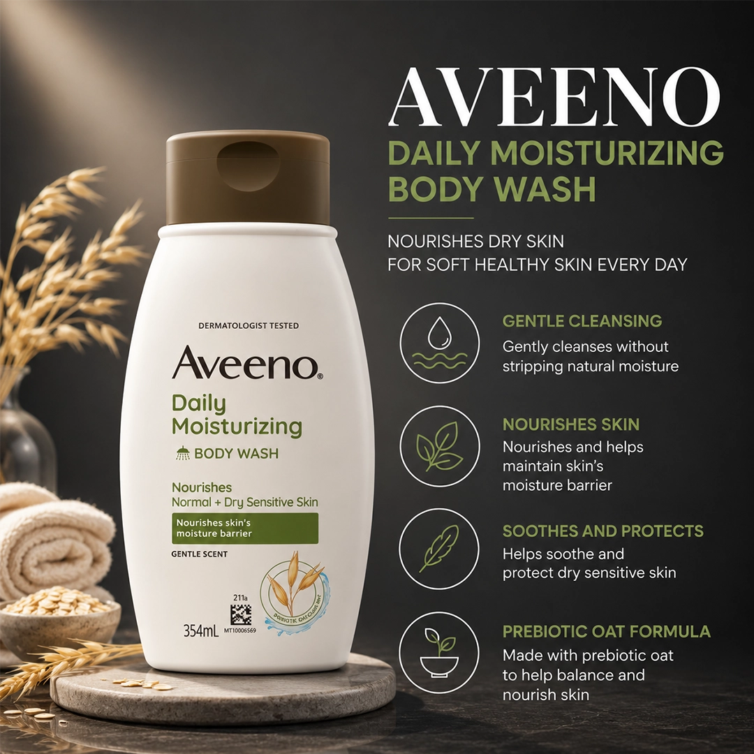 AVEENO BODY WASH 354ML DAILY MOISTURIZING