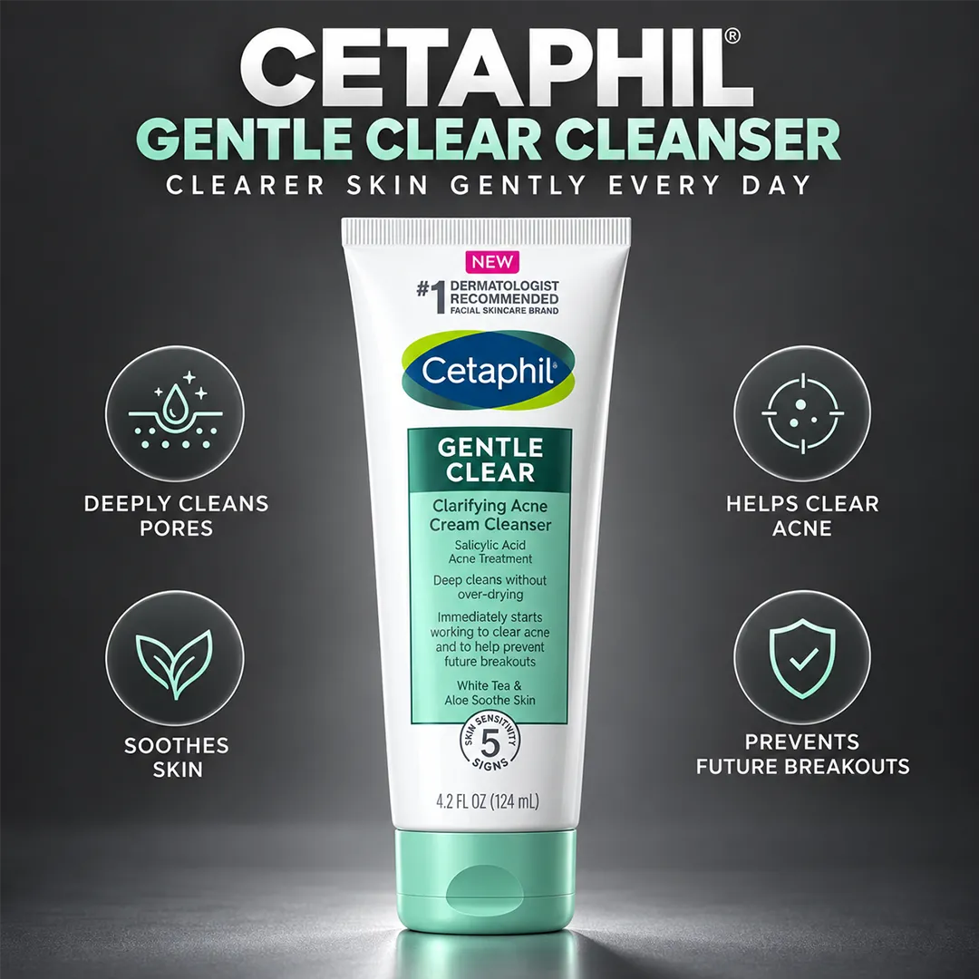 CETAPHIL GENTLE CLEAR CLEANSER 124ML