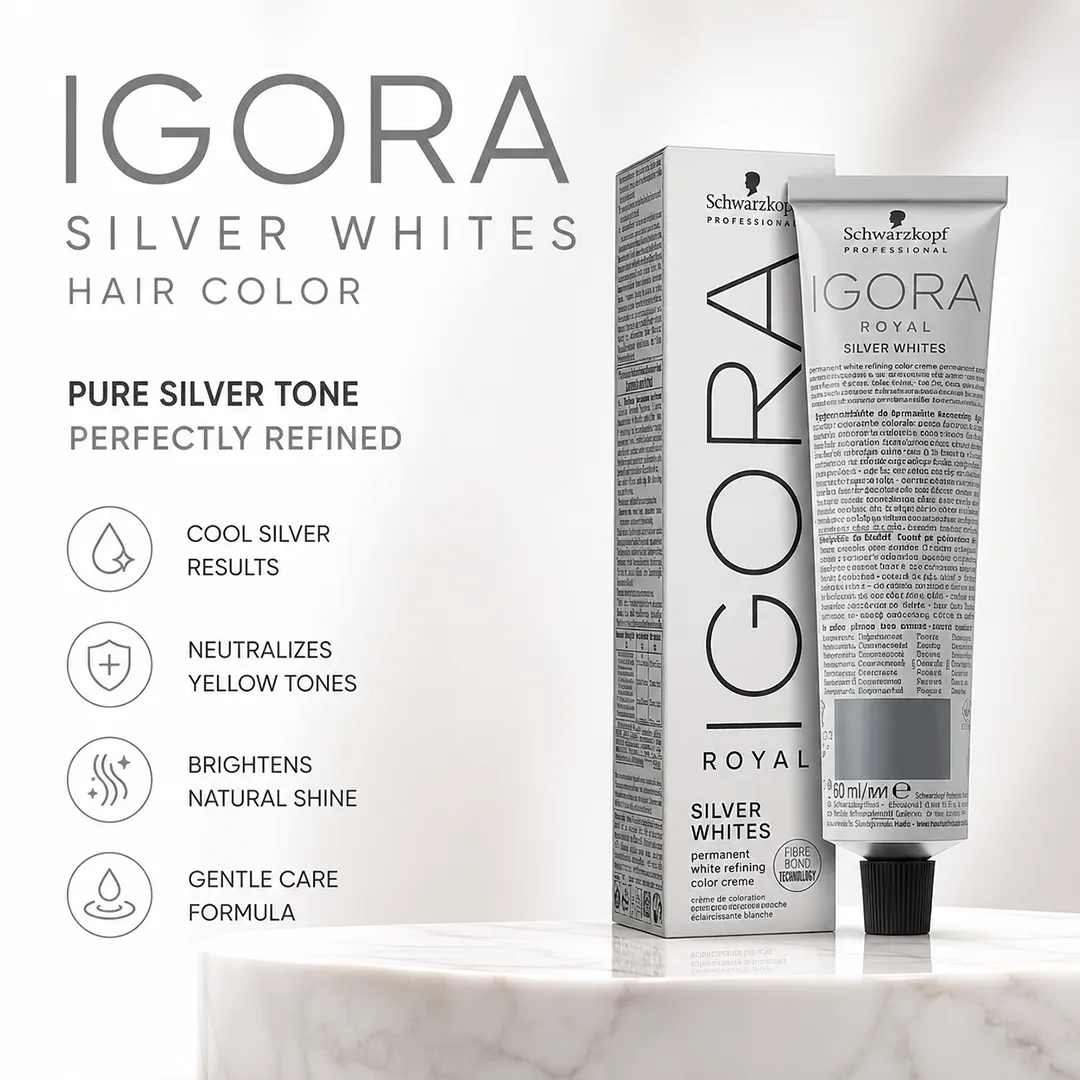IGORA HAIR COLOR SILVER WHITES 60ML