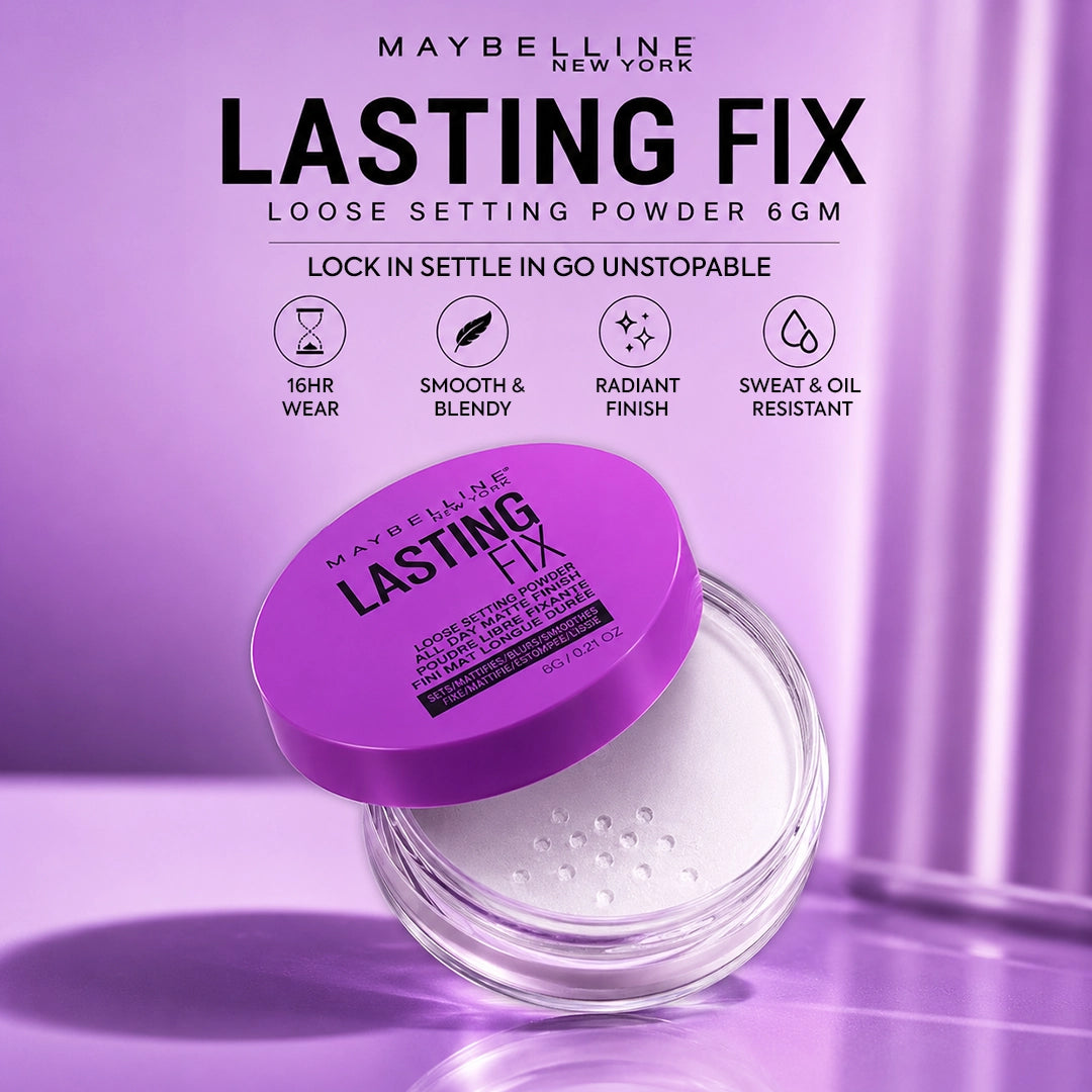 MAYBELLINE LASTING FIX LOOSE SETTING POWDER 6GM