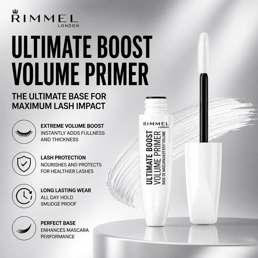 RIMMEL MASCARA ULTIMATE BOOST VOLUME PRIMER (4037)