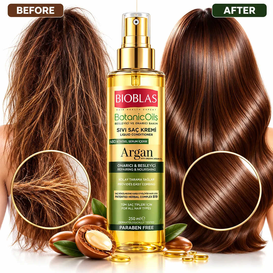 BIOBLAS LIQUID CONDITIONER 250ML BOTANIC OILS ARGAN