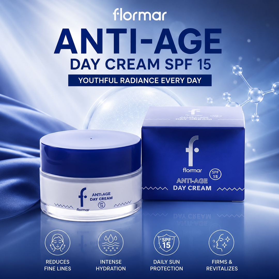 FLORMAR ANTI AGE DAY CREAM SPF15 50ML