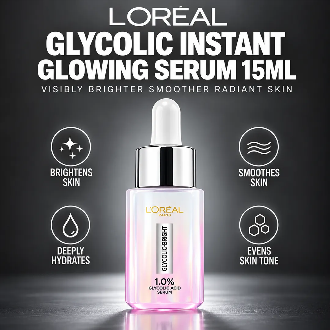 LOREAL GLYCOLIC INSTANT GLOWING SERUM 15ML