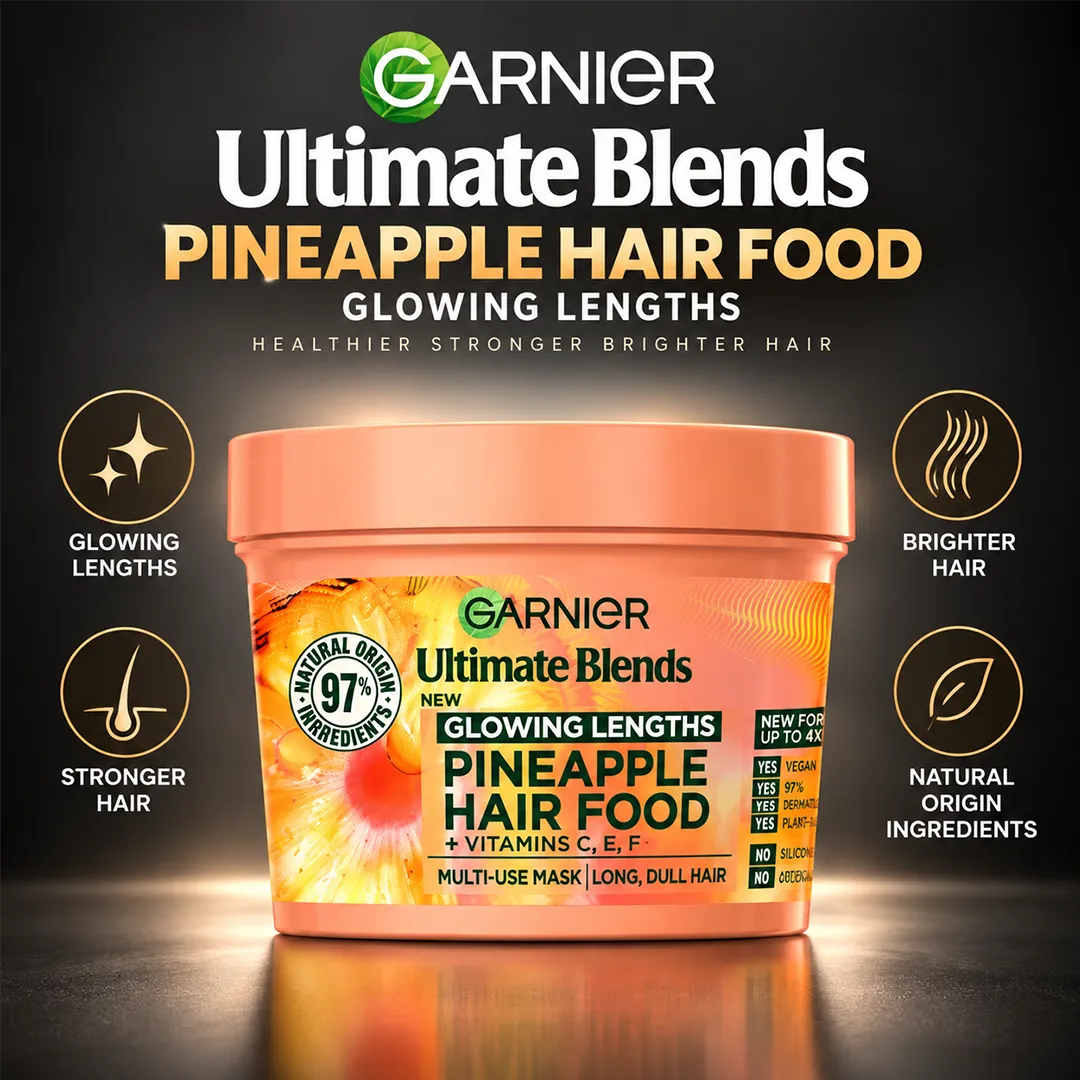 ULTIMATE BLENDS HAIR MASK 400ML PINAPPLE