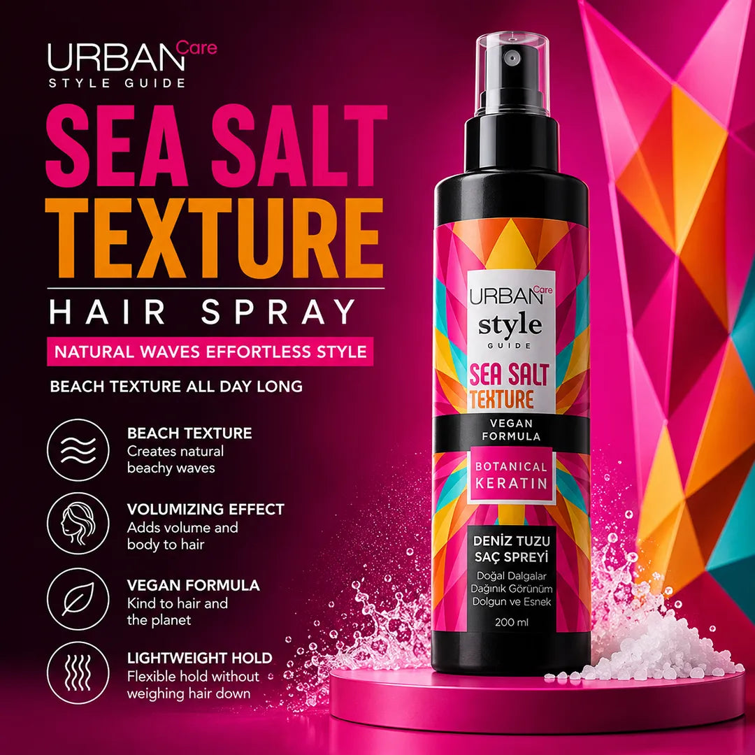 URBAN CARE STYLE SEA SALT TEXTURE HAIR SPRAY 200ML