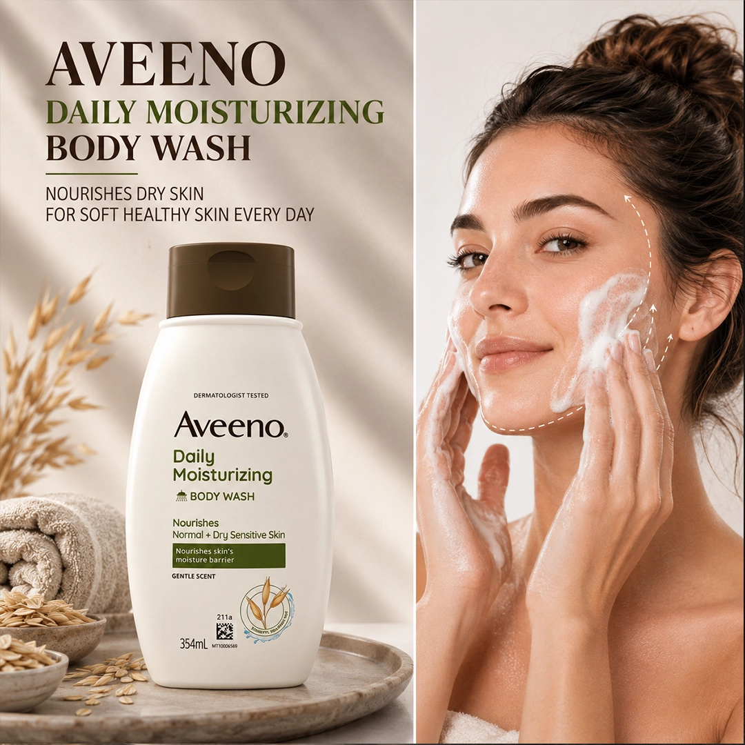 AVEENO BODY WASH 354ML DAILY MOISTURIZING