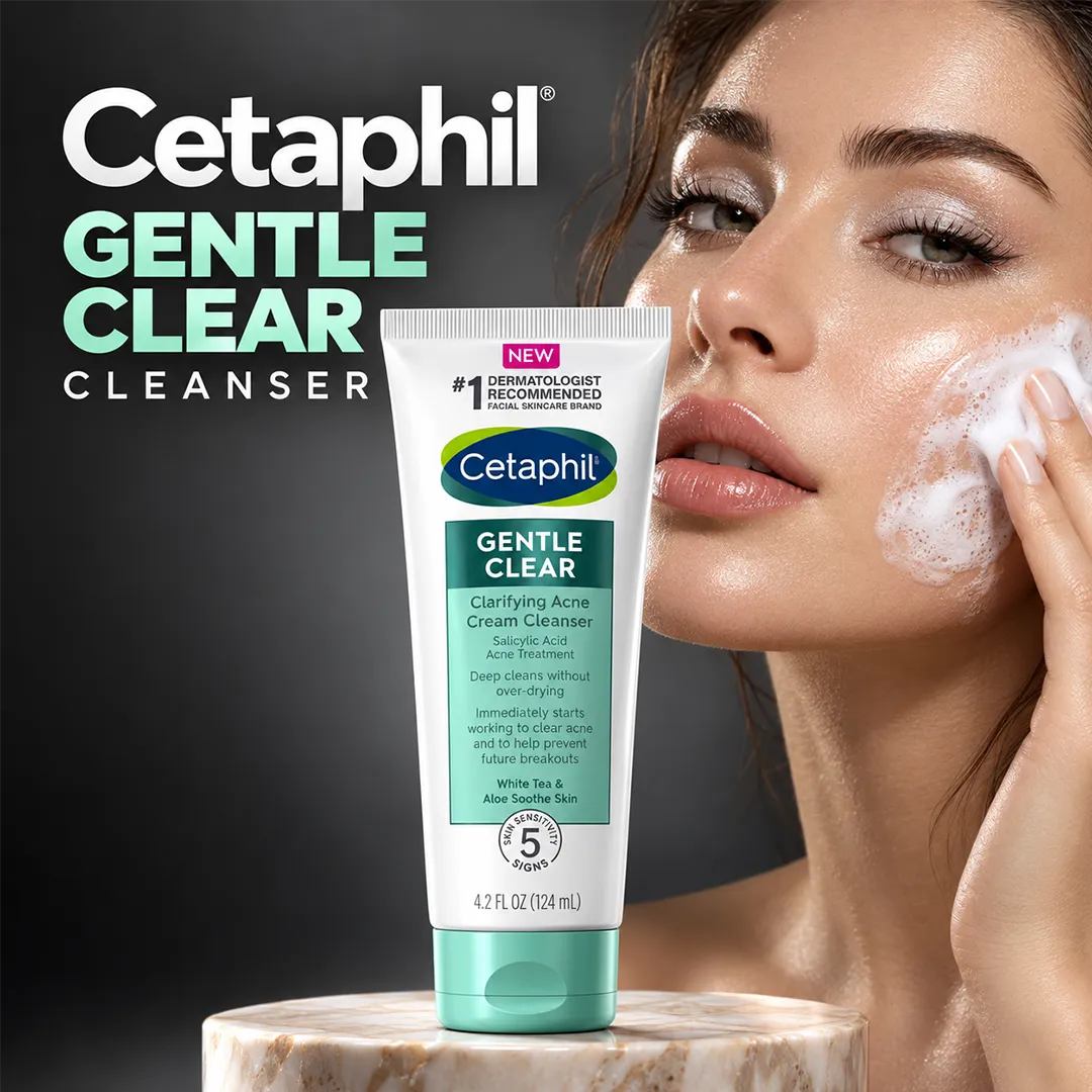 CETAPHIL GENTLE CLEAR CLEANSER 124ML