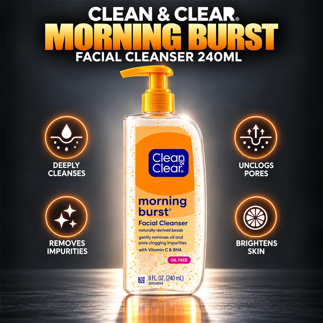 CLEAN CLEAR USA MORNING BRUST FACIAL CLEANSER 240ML