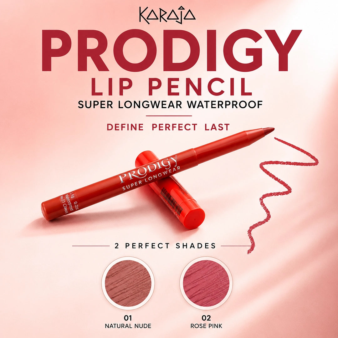 KARAJA PRODIGY LIP PENCIL SUPER LONGWEAR WATERPROOF