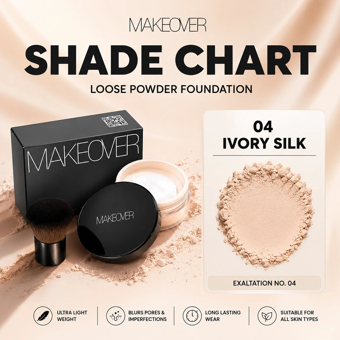 MAKEOVER LOOSE POWDER FOUNDATION 04 IVORY SILK
