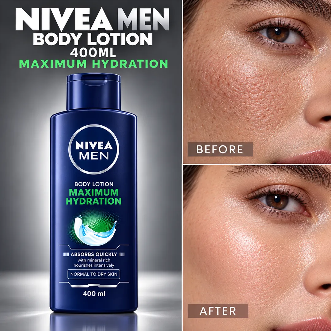 NIVEA BODY LOTION 400ML MAXIMUM HYDRATION