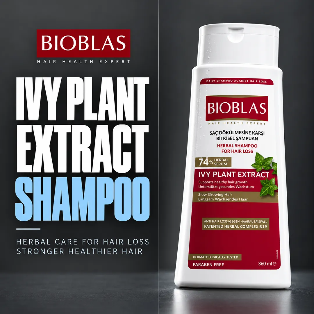 BIOBLAS SHAMPOO 360ML IVY PLANT EXTACT