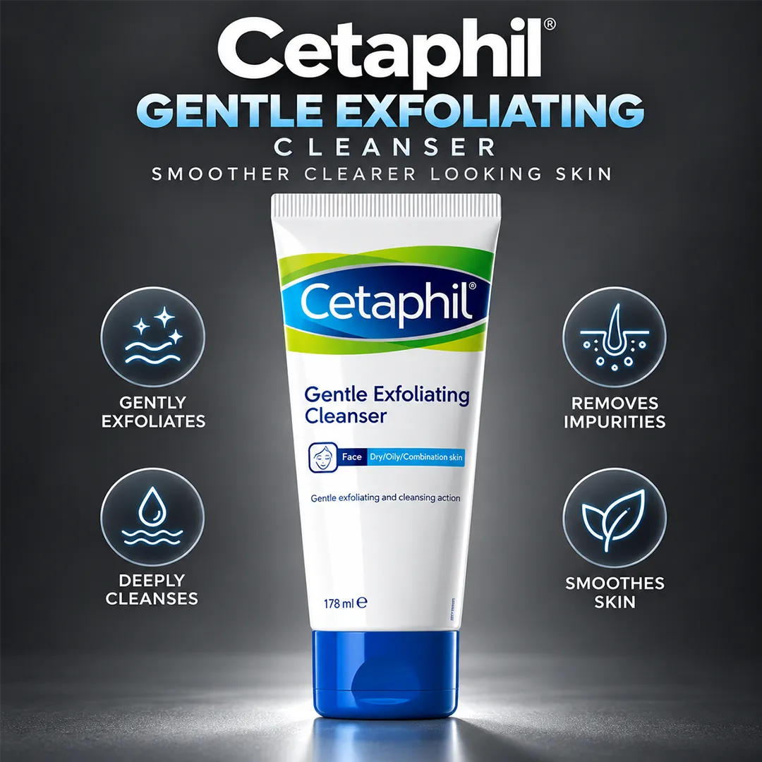 CETAPHIL GENTLE EXFOLIATING CLEANSER 178ML