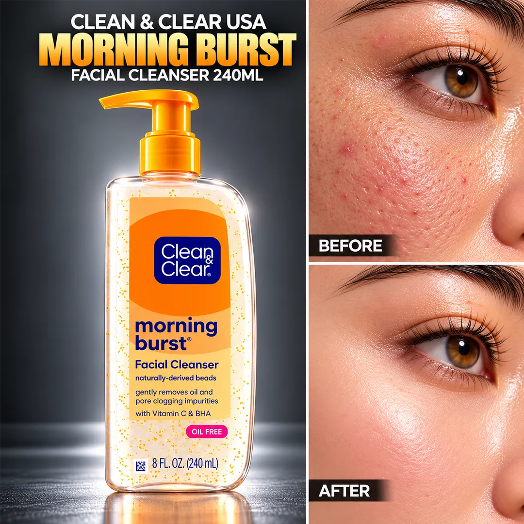 CLEAN CLEAR USA MORNING BRUST FACIAL CLEANSER 240ML