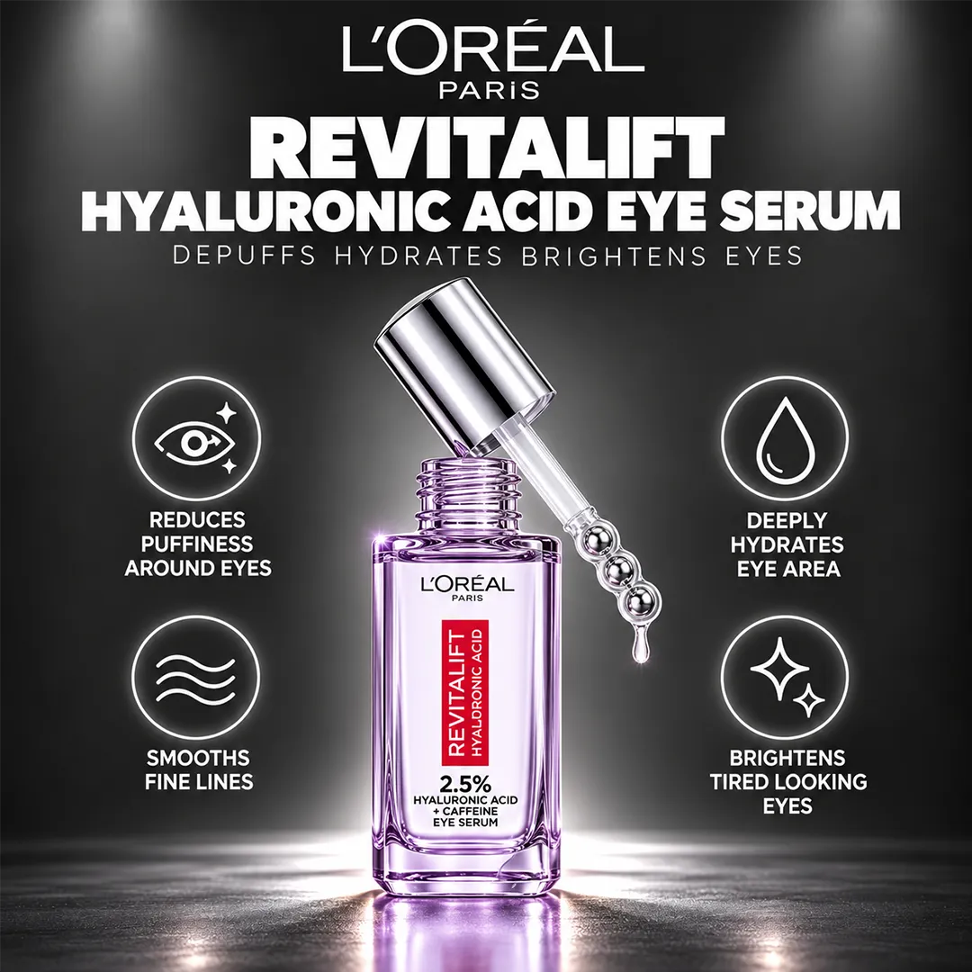 LOREAL REVITALIFT HYALURONIC ACID EYE SERUM 20ML