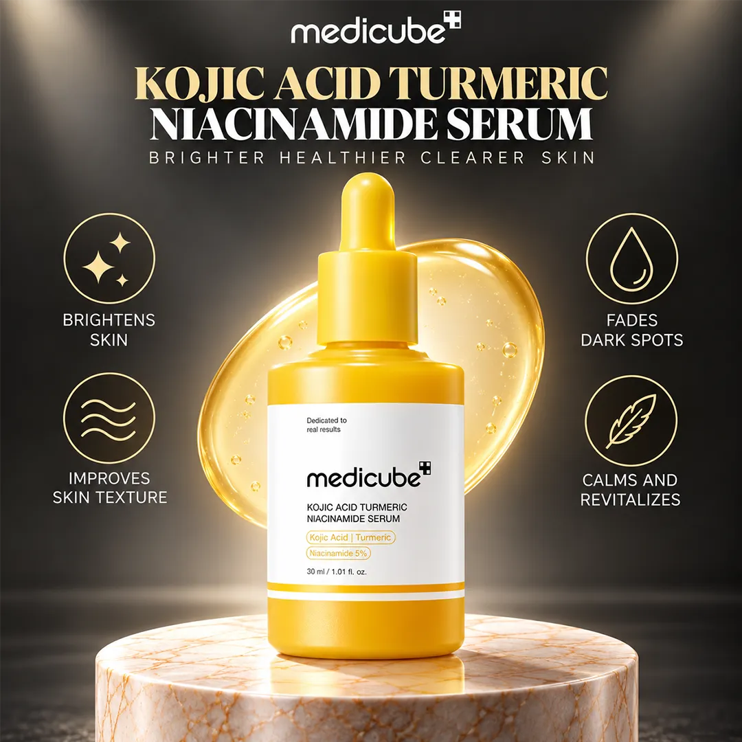 MEDICUBE KOJIC ACID TURMERIC NIACINAMIDE SERUM