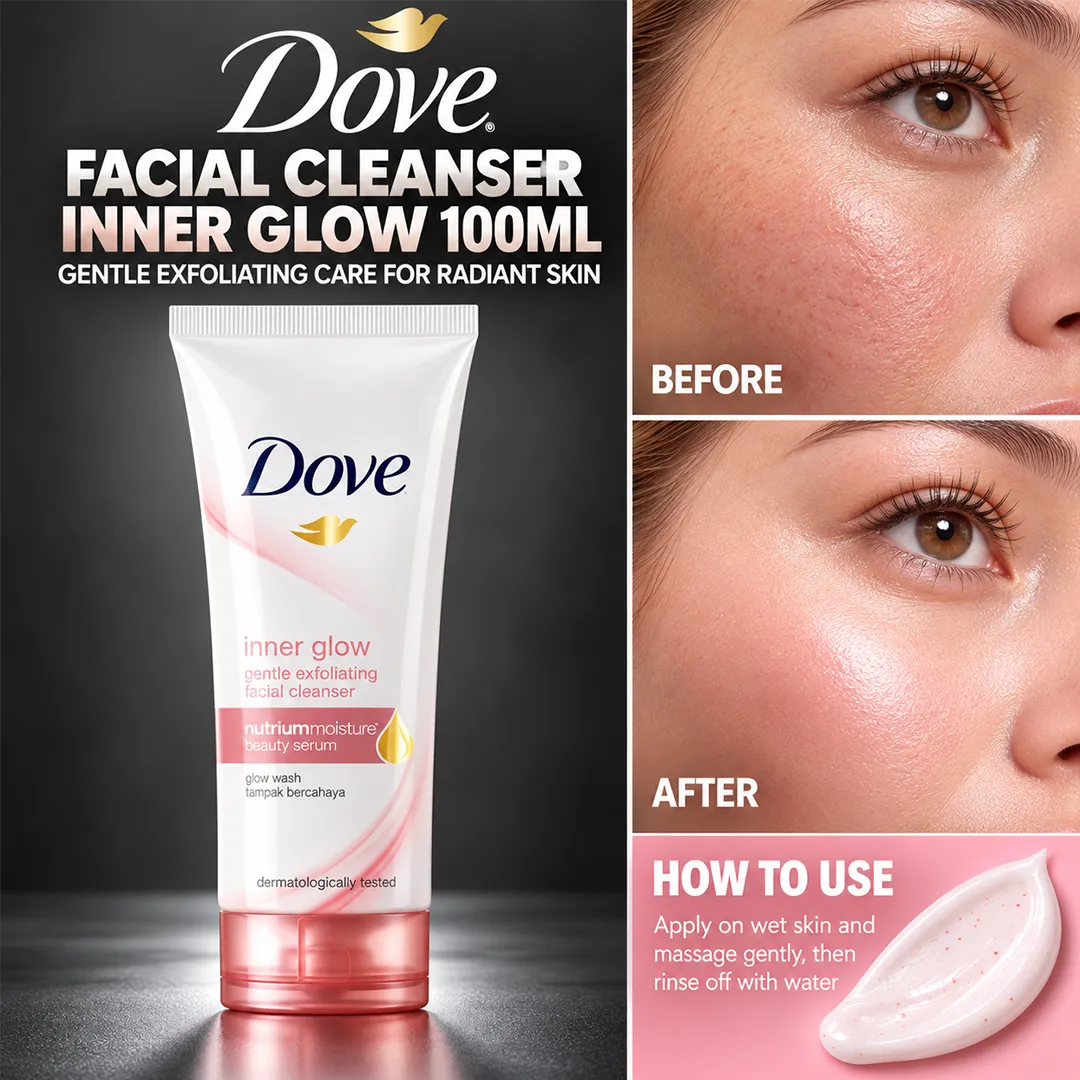DOVE FACIAL CLEANSER INNER GLOW 100ML