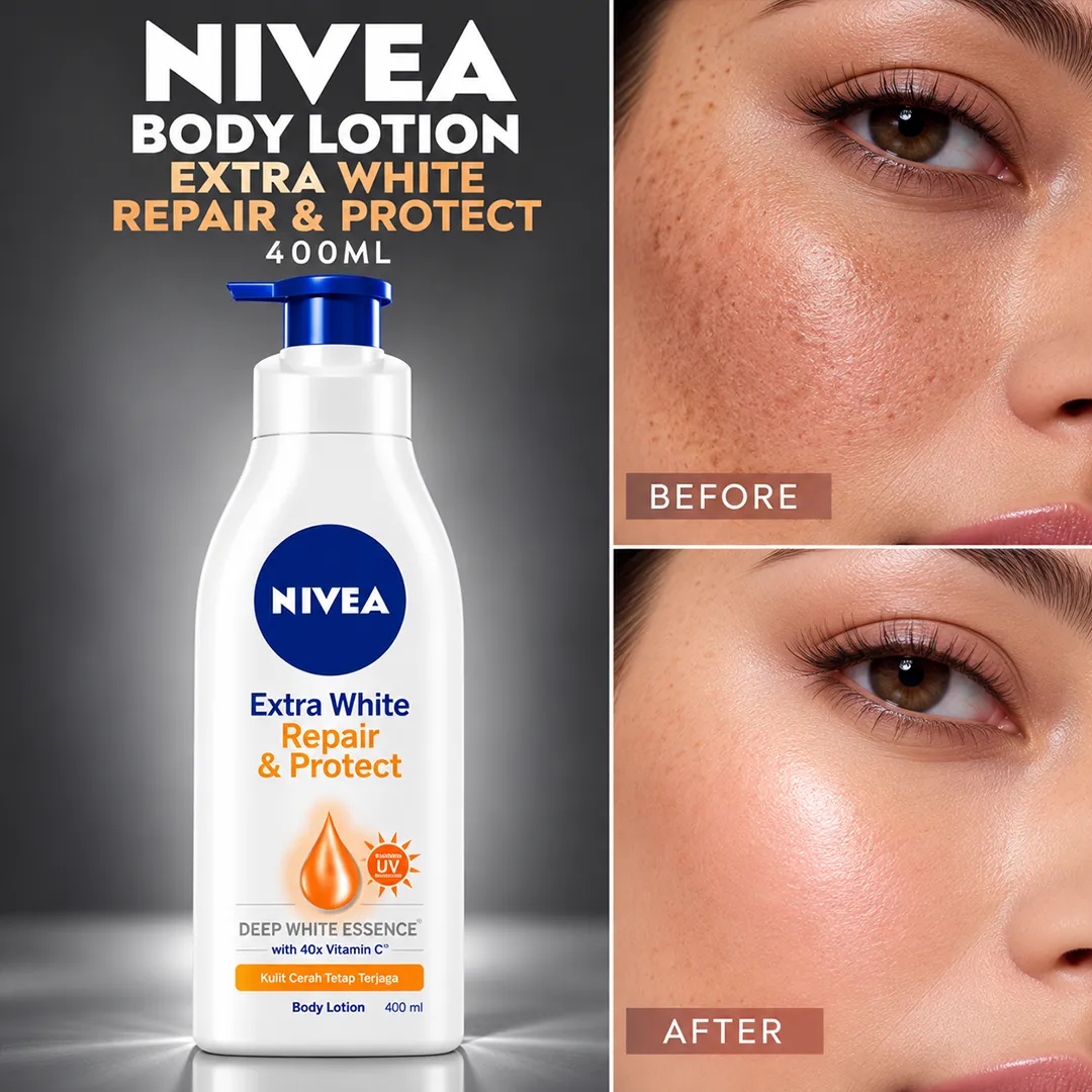 NIVEA BODY LOTION 400ML EXTRA WHITE REPAIR & PROTECT