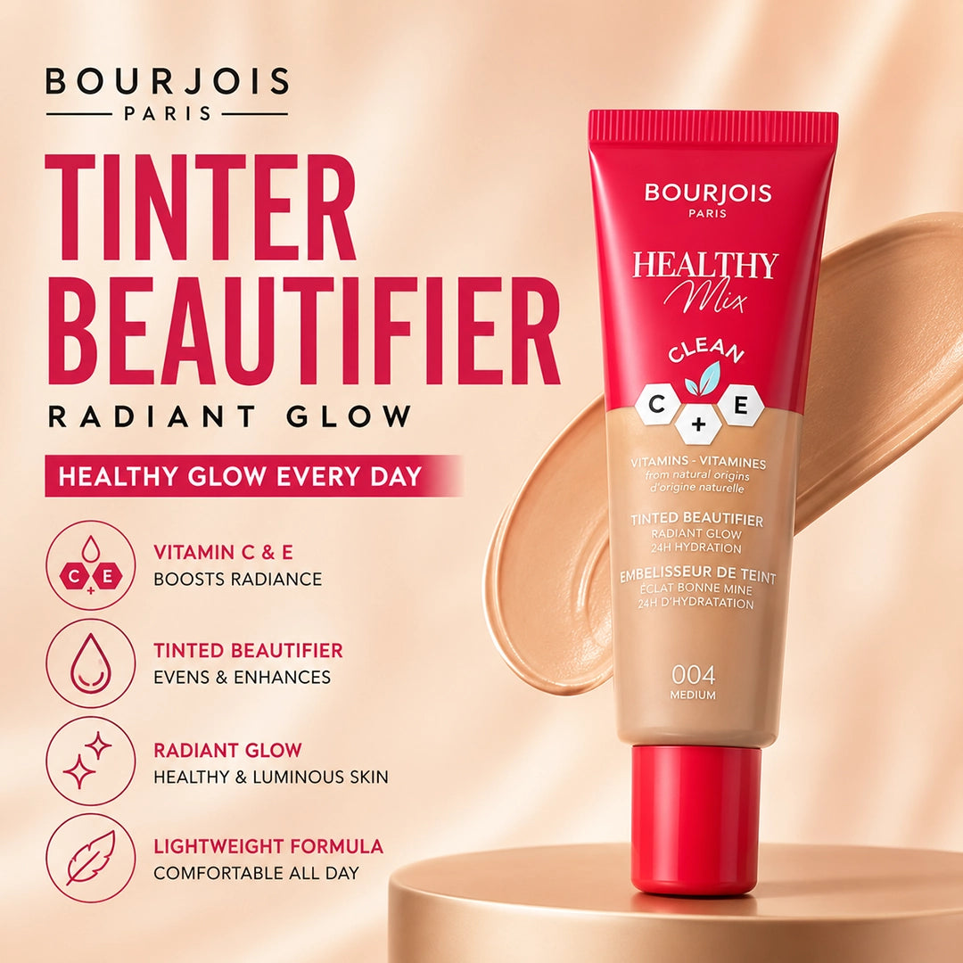 BOURJOIS TINTER BEAUTIFIER RADIANT GLOW 004