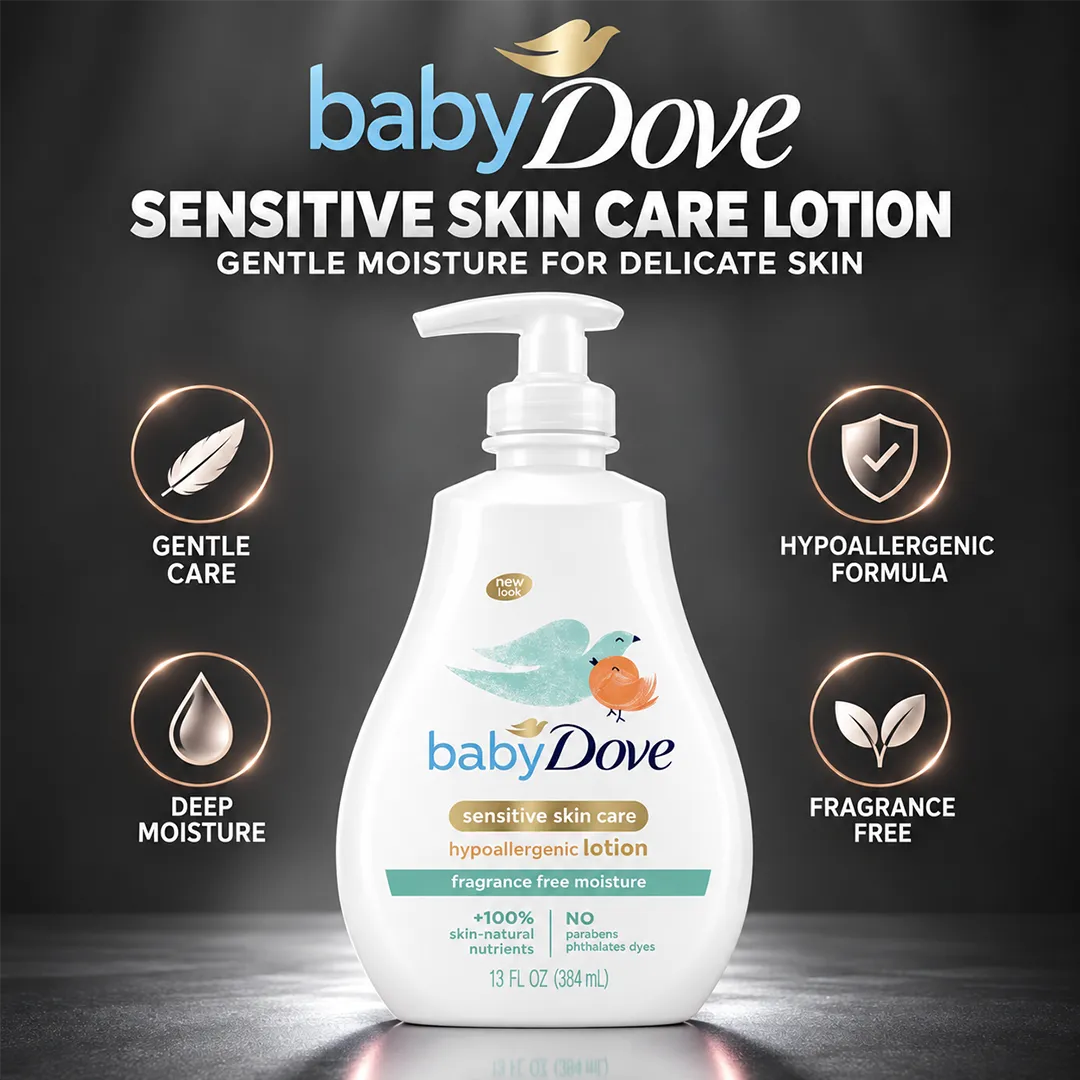 DOVE USA BABY LOTION 384ML CALMING MOISTURE