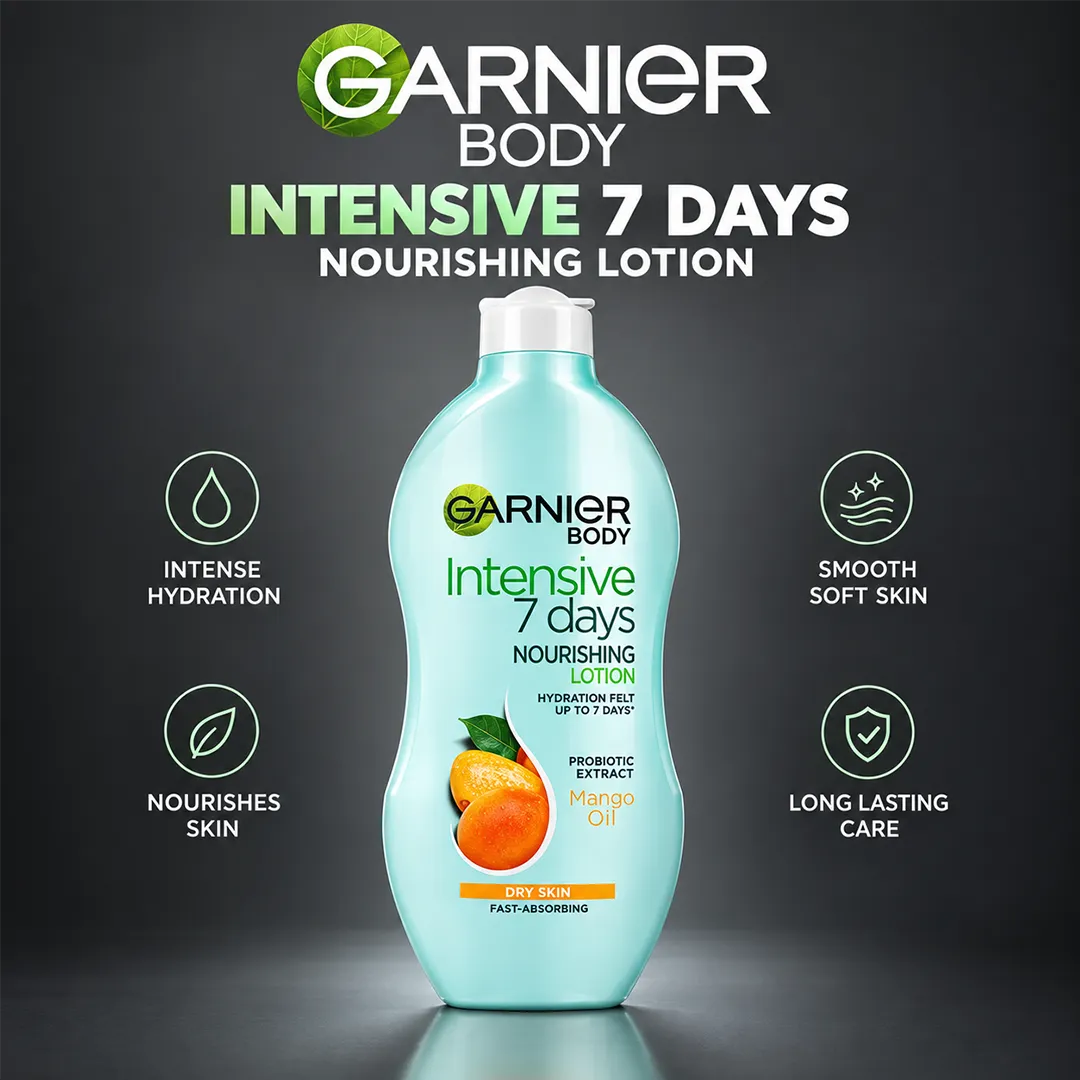 GARNIER BODY LOTION 250ML INTENSIVE MANGO OIL