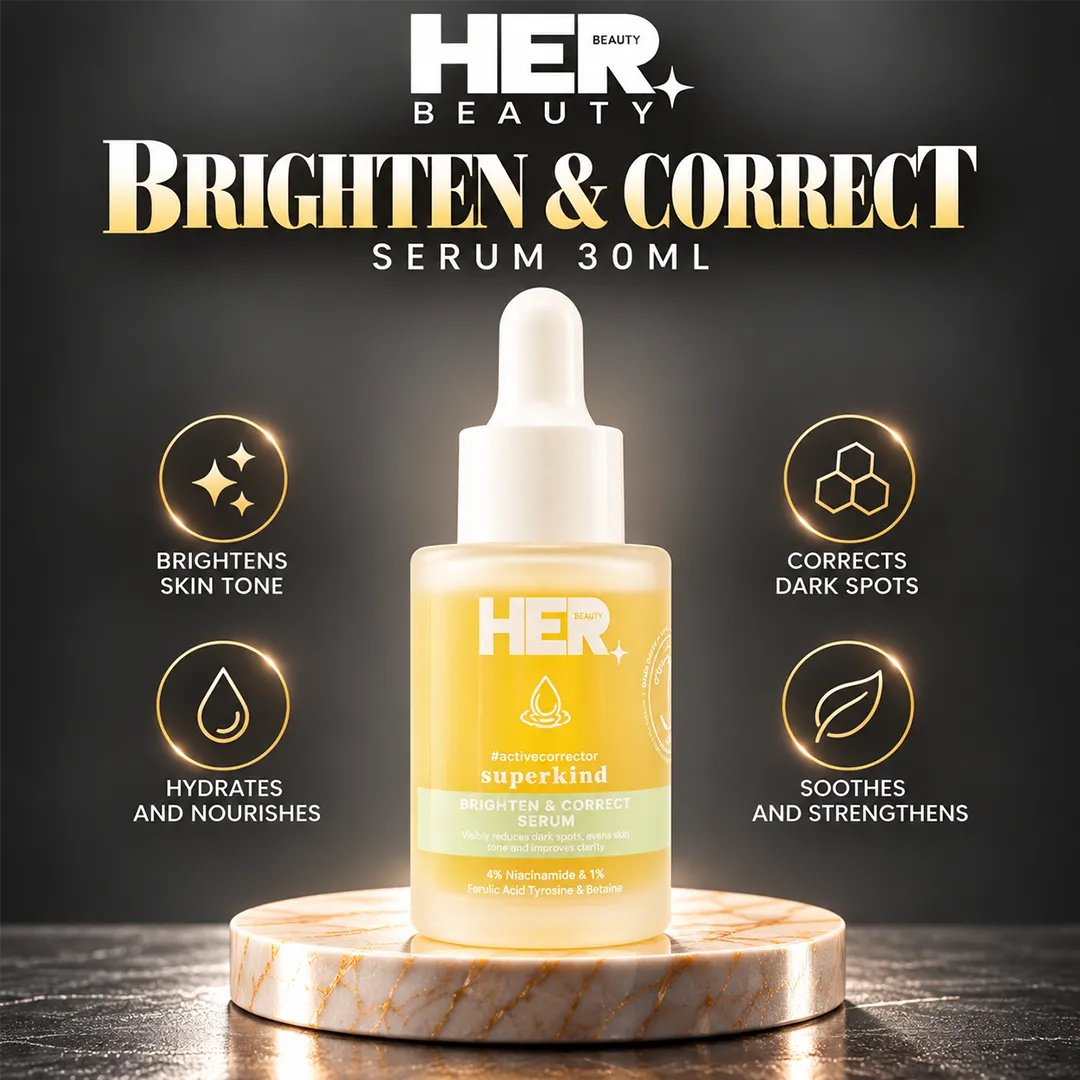 HER BEAUTY BRIGHTEN & CORRECT SERUM 30ML