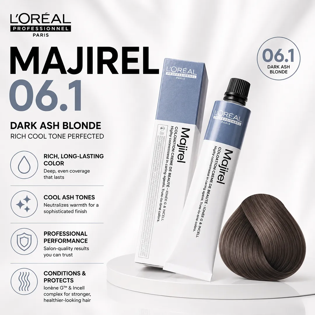 LOREAL PRO MAJIREL HAIR COLOR 06.1